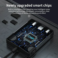 HKM-666515 8-Pin Stereo Live Sound Card Audio Converter with 3.5mm Interface for iPhone and Android Headphones