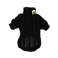HKM-666579 Cozy Knitwear Coat for Small and Medium Pets in Orange, Black, and Grey