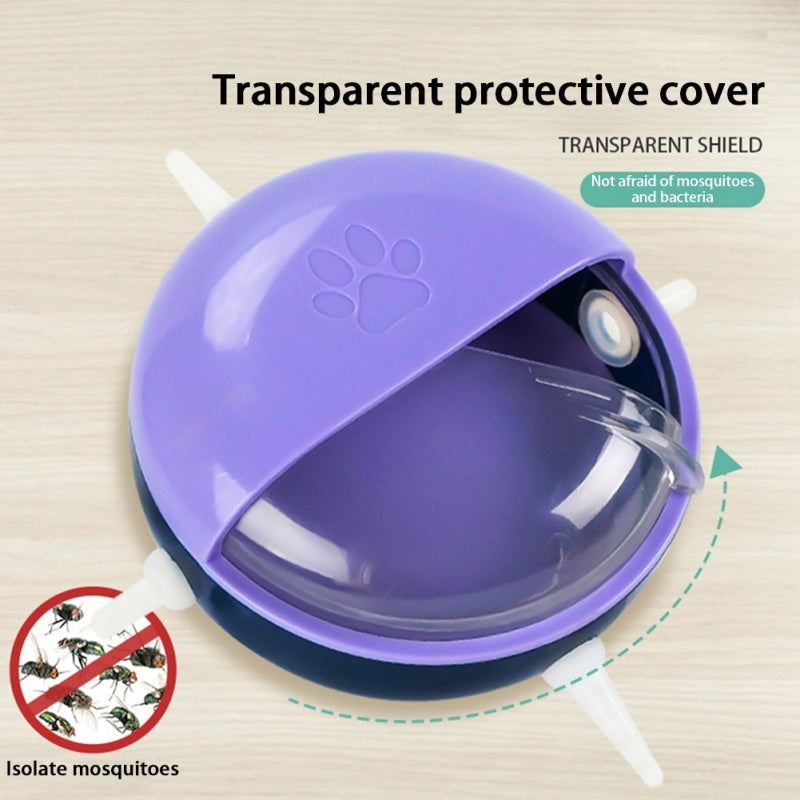 HKM-6665917 Kitten and Puppy Milk Feeder with 4 Teats - Safe Breastfeeding Bowl for Small Pets