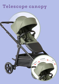HKM-666707 Lightweight Twin Baby Stroller 3 in 1 for Newborns to 3 Years - Versatile Jogger and Double Seat Design