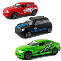 HKM-666771 1:43 Diecast Pull Back Racing Car Model Alloy Sports Vehicle for Kids