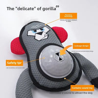 HKM-6668093 Interactive Gorilla Sound Paper Dog Toy - Bite-Resistant Puzzle for Engaging Play