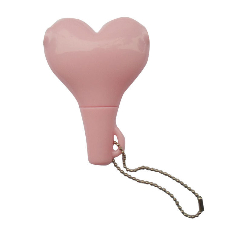 HKM-666899 Dual Output Heart-Shaped Headphone Splitter for 3.5mm Devices