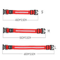HKM-6670397 Waterproof LED Pet Collar with USB Charging and Long Battery Life - Multiple Color Options