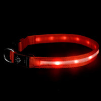 HKM-6670397 Waterproof LED Pet Collar with USB Charging and Long Battery Life - Multiple Color Options