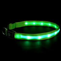 HKM-6670397 Waterproof LED Pet Collar with USB Charging and Long Battery Life - Multiple Color Options
