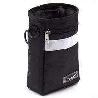 HKM-6670653 Dog Training Belt Bag - Black Oxford Cloth, Adjustable Size 11.5x5.5x17cm, Fits 70-114cm Belt