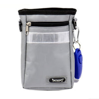 HKM-6670653 Dog Training Belt Bag - Black Oxford Cloth, Adjustable Size 11.5x5.5x17cm, Fits 70-114cm Belt