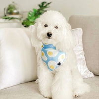 HKM-6670781 Pet Triangle Scarf with Graffiti Pattern - Polyester Saliva Towel for Dogs and Cats