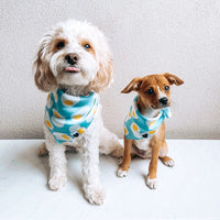 HKM-6670781 Pet Triangle Scarf with Graffiti Pattern - Polyester Saliva Towel for Dogs and Cats