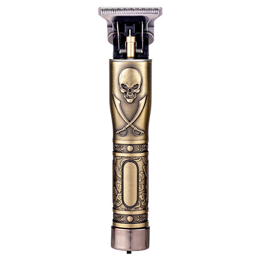 HKM-667155 Skull Head Rechargeable Hair Clipper with USB Charging