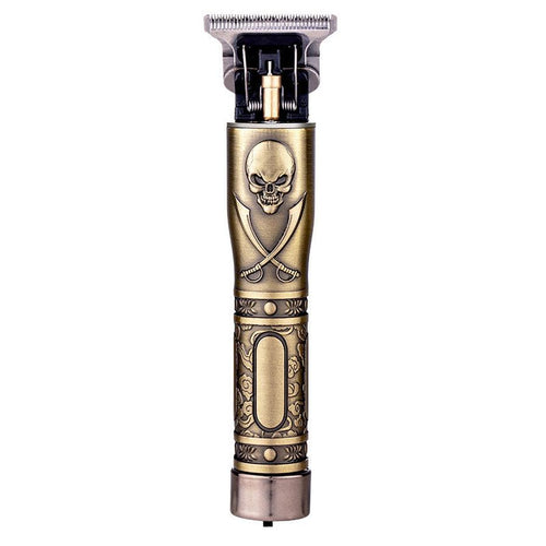 HKM-667155 Skull Head Rechargeable Hair Clipper with USB Charging