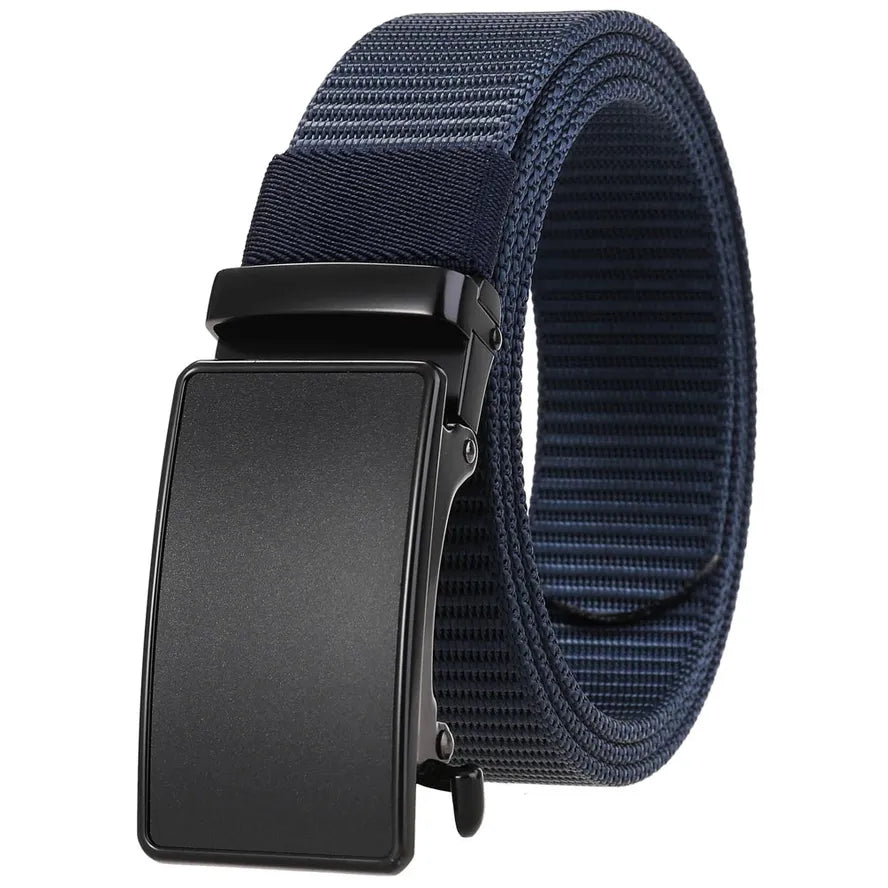HKM-667219 Men's Casual Nylon Belt - Adjustable and Durable Design, Model LY55-0027-3