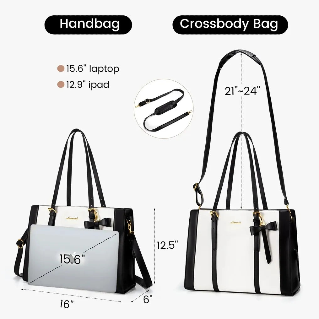 HKM-667219 Stylish 2-Piece PU Leather Handbag and Clutch Set for Women - Perfect for Office and Everyday Use