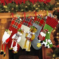 HKM-667283 Festive Christmas Stockings with Unique Designs for Holiday Decor