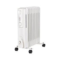 HKM-667283 Oil Filled Radiator Heater with Adjustable Thermostat - 2000W, 2500W Options, Fast Heating for Home and Office Use