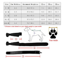HKM-6673469 Waterproof Non-Slip Dog Boots for All Sizes - Anti-Dirty, Wear-Resistant Design