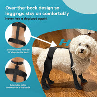 HKM-6673469 Waterproof Non-Slip Dog Boots for All Sizes - Anti-Dirty, Wear-Resistant Design