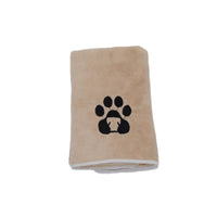 HKM-6673853 Ultra-Fine Fiber Quick-Drying Pet Towel for Dogs - Brown