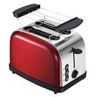 HKM-667411 Stainless Steel 2-Slice Electric Sandwich Toaster with Smart Features