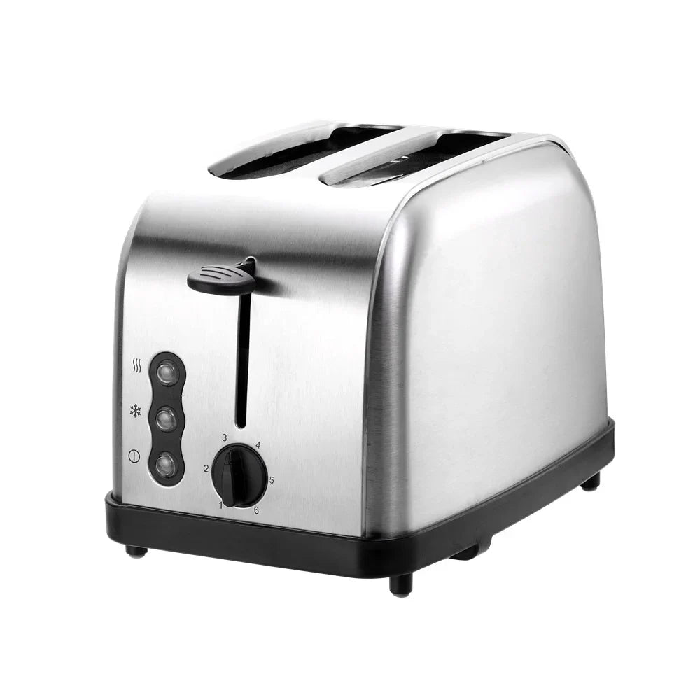 HKM-667411 Stainless Steel 2-Slice Electric Sandwich Toaster with Smart Features