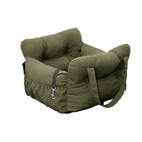 HKM-6676413 Pet Car Safety Seat Bed for Dogs and Cats – Multifunctional Driving Companion in Green