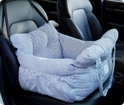 HKM-6676413 Pet Car Safety Seat Bed for Dogs and Cats – Multifunctional Driving Companion in Green