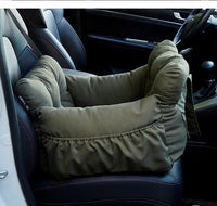 HKM-6676413 Pet Car Safety Seat Bed for Dogs and Cats – Multifunctional Driving Companion in Green