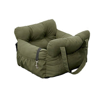 HKM-6676413 Pet Car Safety Seat Bed for Dogs and Cats – Multifunctional Driving Companion in Green