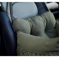 HKM-6676413 Pet Car Safety Seat Bed for Dogs and Cats – Multifunctional Driving Companion in Green