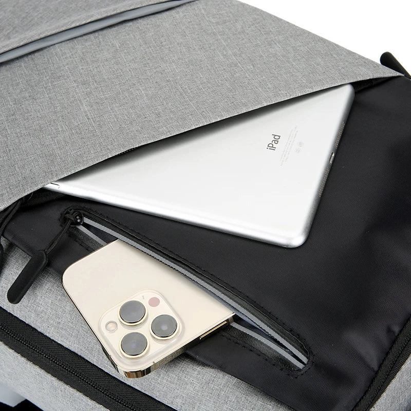 HKM-667731 Multi-Functional Waterproof Laptop Backpack with USB Charging Port