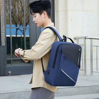 HKM-667731 Multi-Functional Waterproof Laptop Backpack with USB Charging Port
