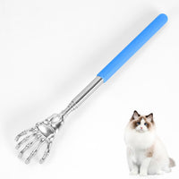 HKM-6677437 Retractable Cat Teaser Wand with Grooming Comb for Interactive Play and Bonding