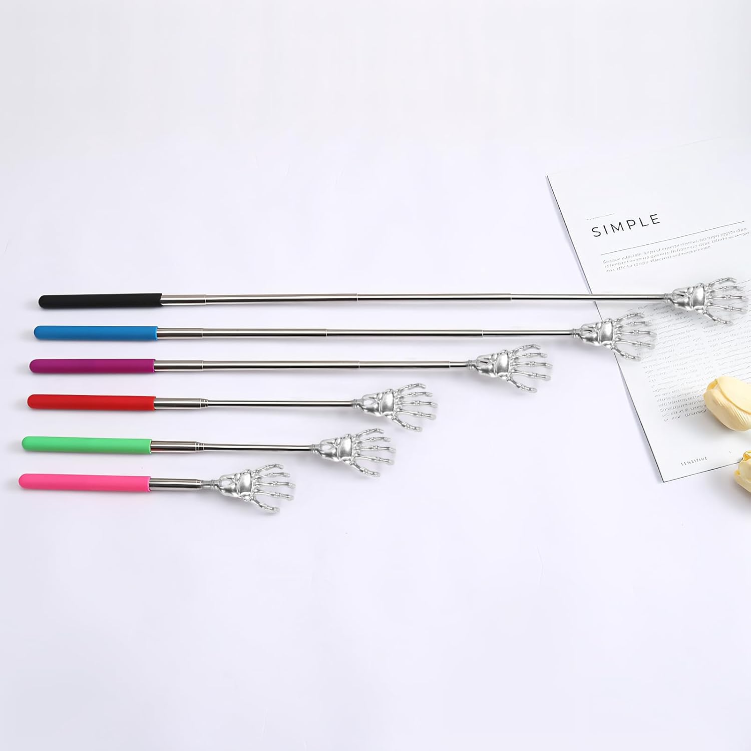 HKM-6677437 Retractable Cat Teaser Wand with Grooming Comb for Interactive Play and Bonding