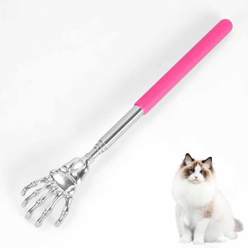 HKM-6677437 Retractable Cat Teaser Wand with Grooming Comb for Interactive Play and Bonding