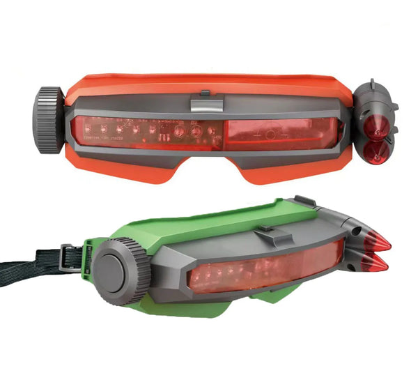 HKM-667923 Laser Combat Goggles with Lights and Music for Outdoor Games - Precision Shooting for Two Players
