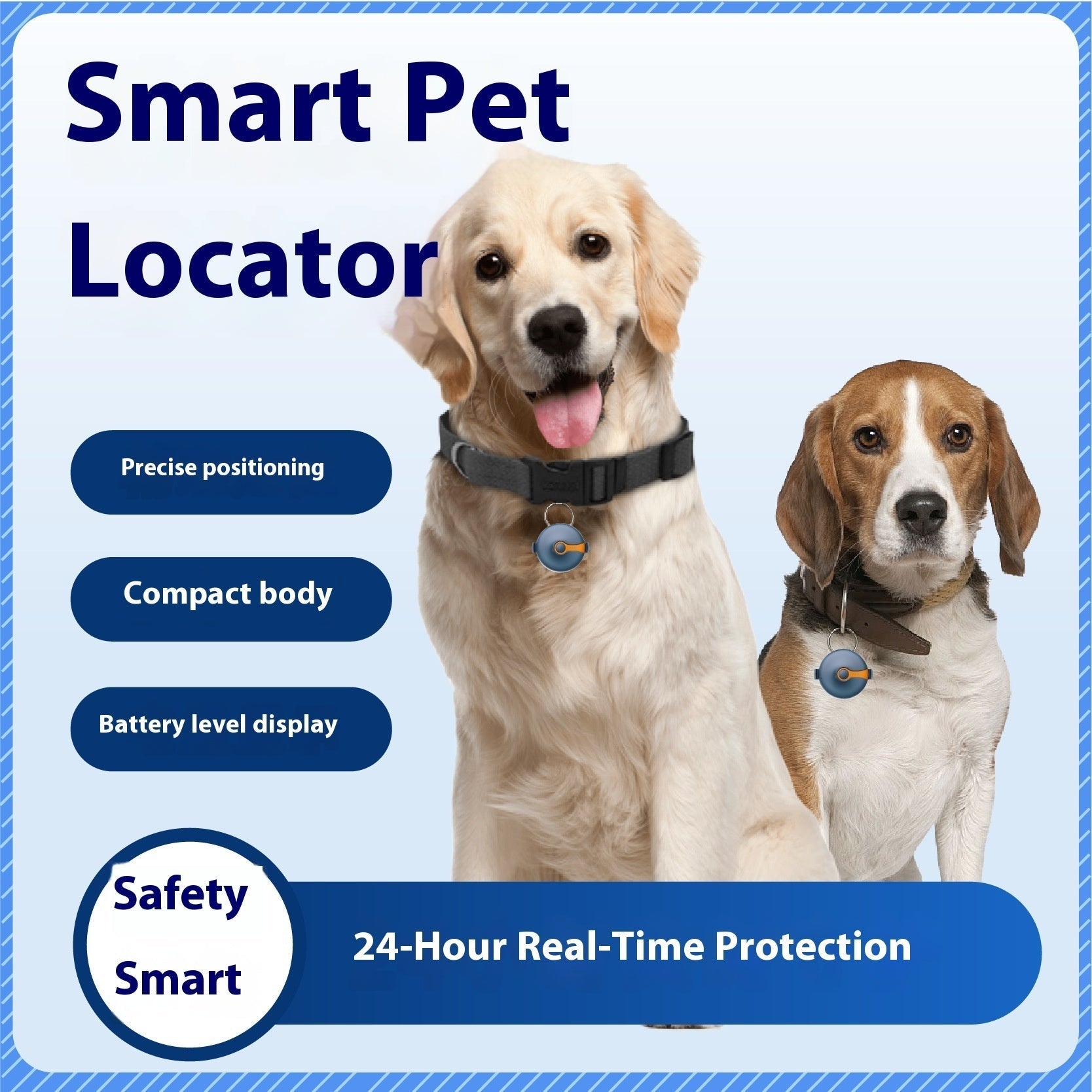HKM-6679613 4G GPS Pet Tracker with Beidou Locator for Cats and Small Pets