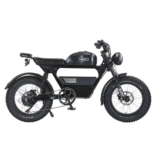 HKM-667987 Electric Motorcycle 52V 1500W with 7-Speed Transmission and Long-Range Battery