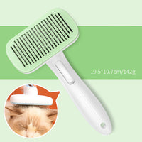 HKM-6681405 Automatic Pet Hair Removal Comb for Dogs and Cats - One-Click Universal Design, Compact Size 10.7*19.5cm