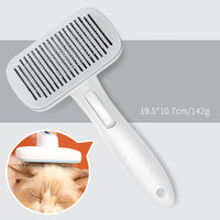 HKM-6681405 Automatic Pet Hair Removal Comb for Dogs and Cats - One-Click Universal Design, Compact Size 10.7*19.5cm