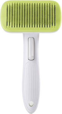 HKM-6681405 Automatic Pet Hair Removal Comb for Dogs and Cats - One-Click Universal Design, Compact Size 10.7*19.5cm