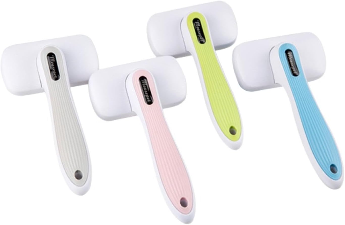 HKM-6681405 Automatic Pet Hair Removal Comb for Dogs and Cats - One-Click Universal Design, Compact Size 10.7*19.5cm