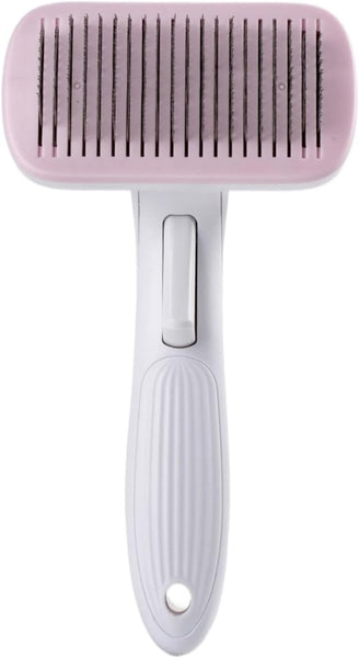 HKM-6681405 Automatic Pet Hair Removal Comb for Dogs and Cats - One-Click Universal Design, Compact Size 10.7*19.5cm