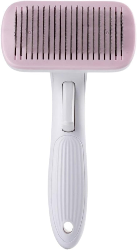 HKM-6681405 Automatic Pet Hair Removal Comb for Dogs and Cats - One-Click Universal Design, Compact Size 10.7*19.5cm