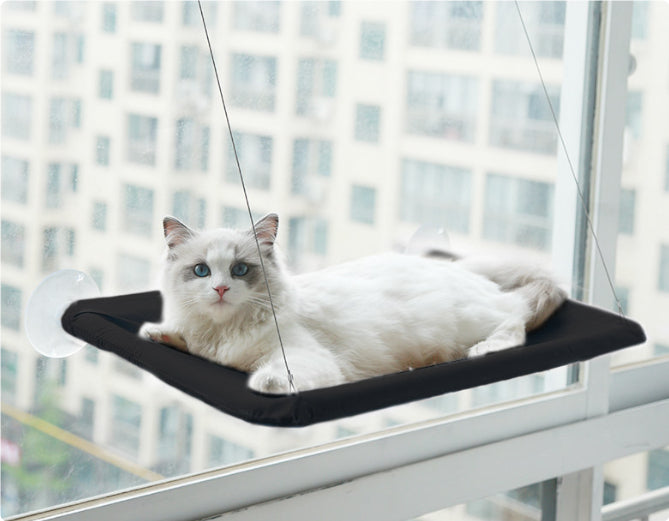 HKM-6681533 Cat Litter Sucker Hanging Window Hammock with Oxford Cloth and Steel Wire - Multiple Colors Available
