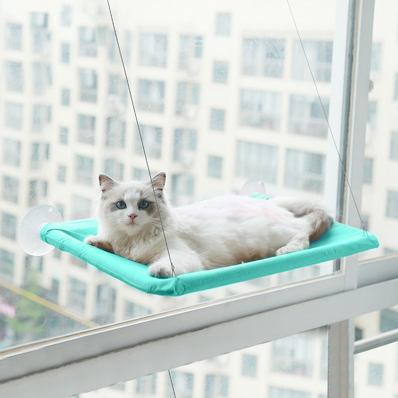 HKM-6681533 Cat Litter Sucker Hanging Window Hammock with Oxford Cloth and Steel Wire - Multiple Colors Available