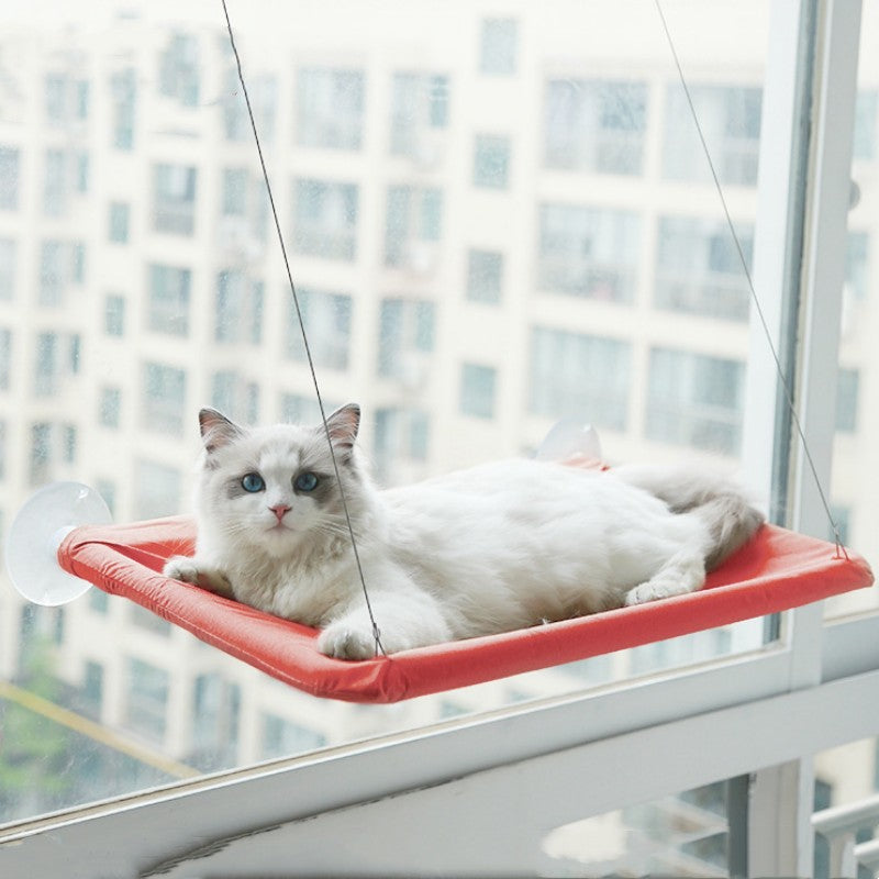 HKM-6681533 Cat Litter Sucker Hanging Window Hammock with Oxford Cloth and Steel Wire - Multiple Colors Available