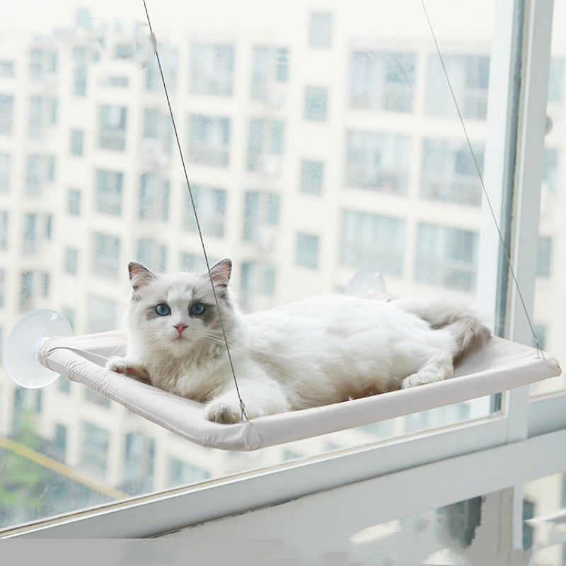 HKM-6681533 Cat Litter Sucker Hanging Window Hammock with Oxford Cloth and Steel Wire - Multiple Colors Available