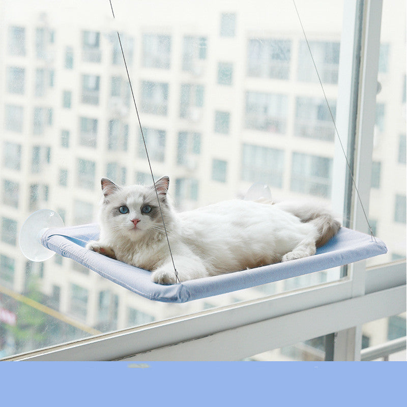 HKM-6681533 Cat Litter Sucker Hanging Window Hammock with Oxford Cloth and Steel Wire - Multiple Colors Available