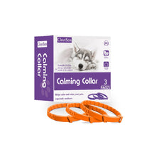 HKM-6681917 Pet Pheromone Relief Comfort Collar - 3 Pack, Various Colors for Dogs and Cats